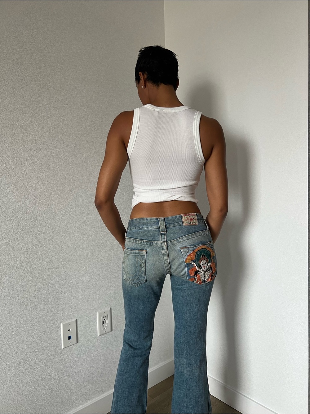 TRUE RELIGION Bobby Kama Sutra Low-Rise Bootcut Jeans